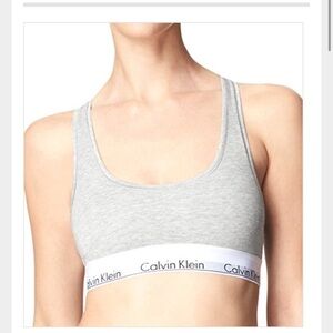 Calvin Klein Women's Modern Cotton Unlined Wireless Bralette L